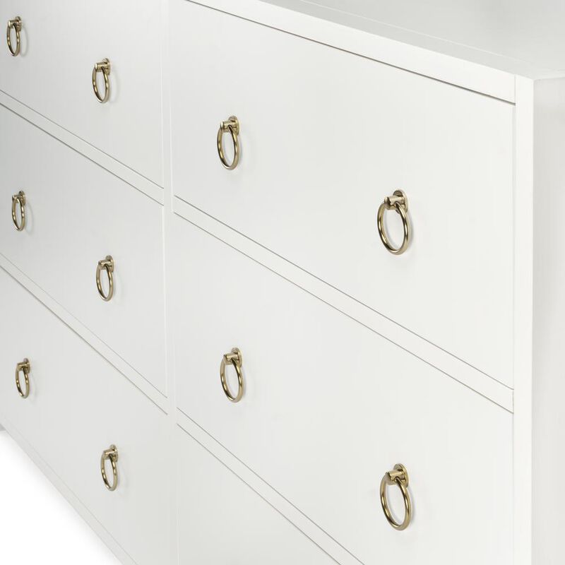 Butler Specialty Lark 6 Drawer Dresser, White