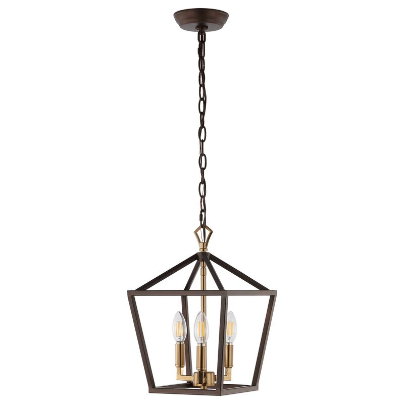 Ojai Iron Classic Modern Lantern LED Pendant