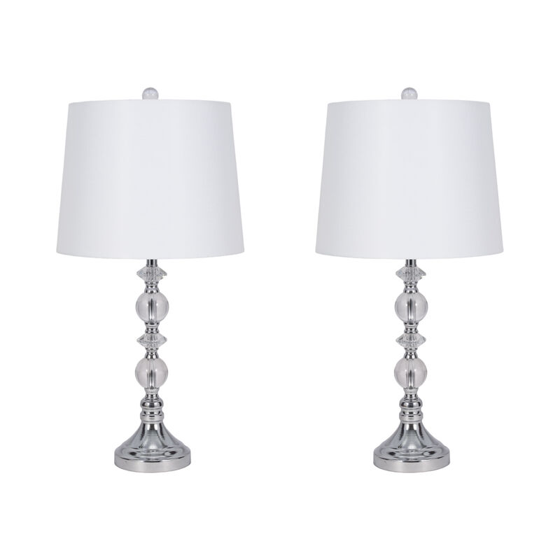 S/2 Crystal 26" Table Lamp image number 0