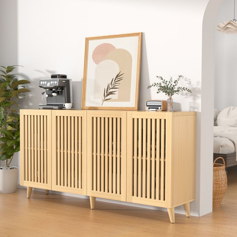 Plisi 4 Doors Buffet Storage Cabinet image number 5