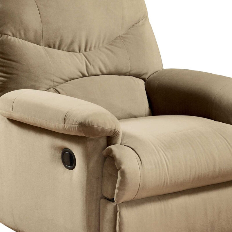 Durable Microfiber Recliner Chair with Soft Upholstery for Any Room
