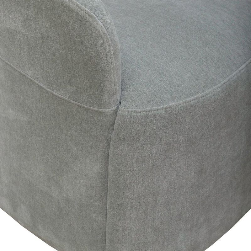 Liberty Furniture Accent Dining Chair with Castors - Squared Arm - Ivory Upholstry image number 7