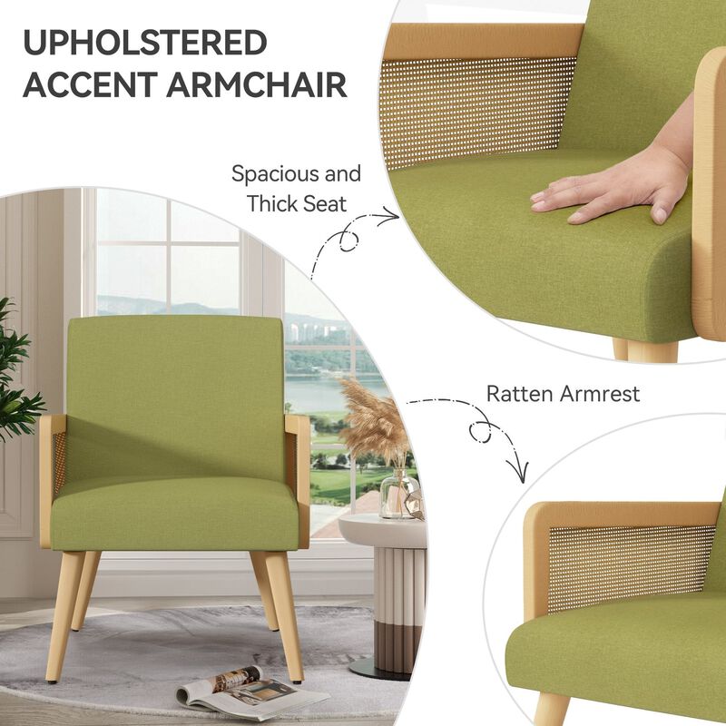 Modern Accent Chair Armchair for Living Room Bedroom Single Sofa Lounge Seating image number 6