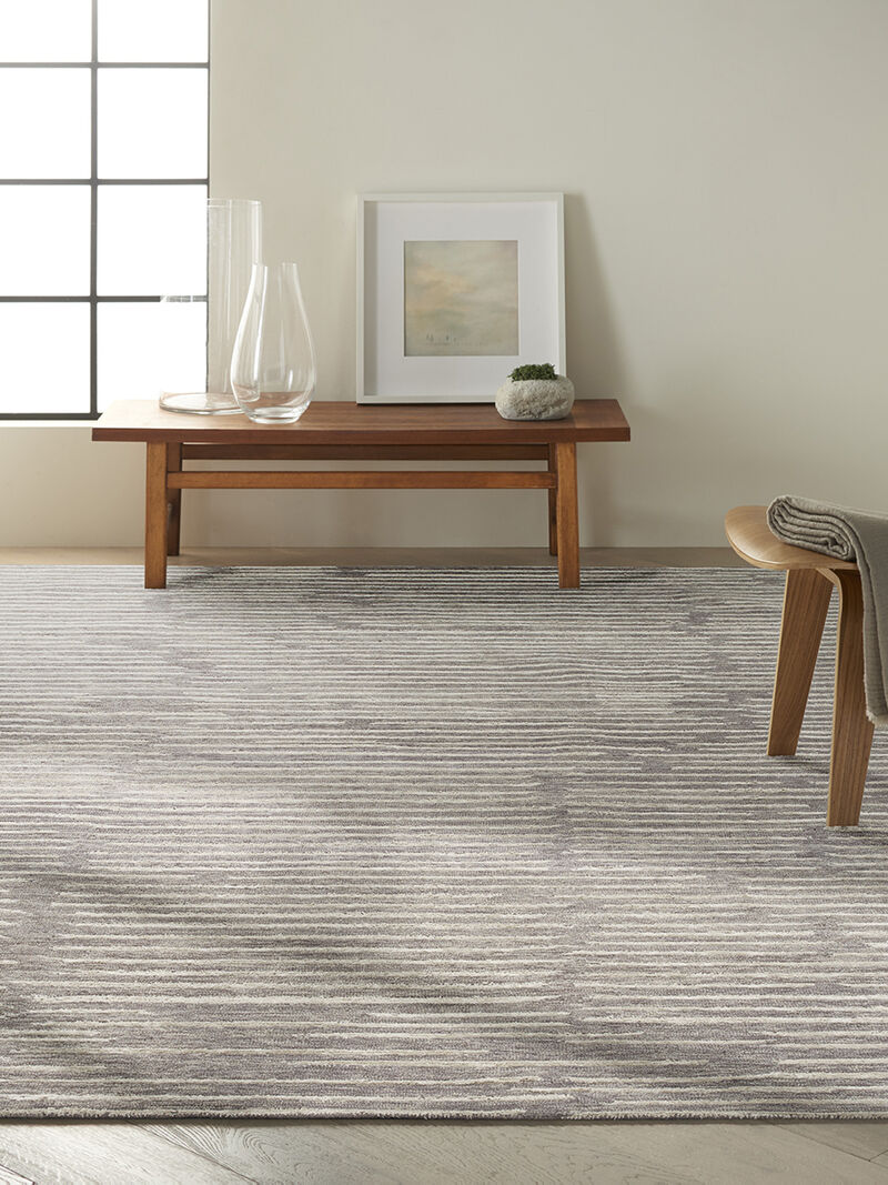 CK010 Linear LNR01 Gray 9'9" x 13'9" Rug image number 4