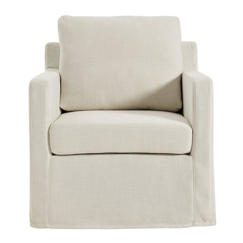 Modway Serene Fabric Slipcovered Swivel Armchair