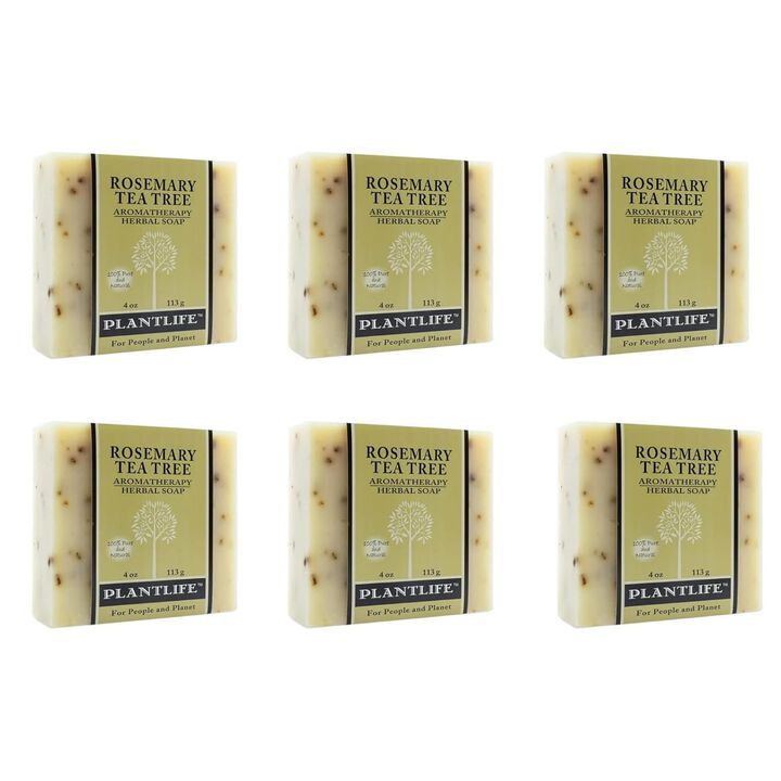 Plantlife Bar Soap - Rosemary Tea Tree 6 Pack