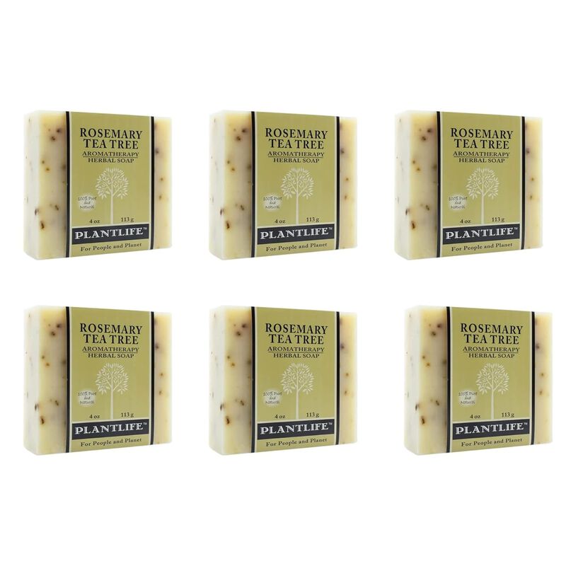 Plantlife Bar Soap - Rosemary Tea Tree 6 Pack image number 1