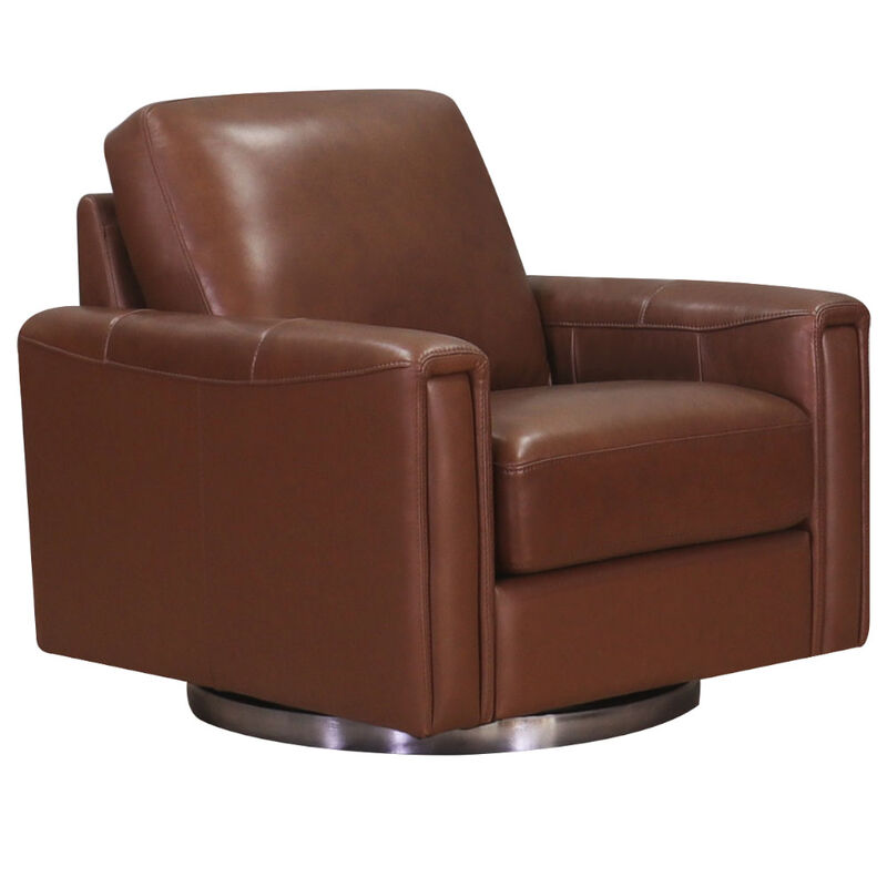 Hayward Swivel Leather Chair