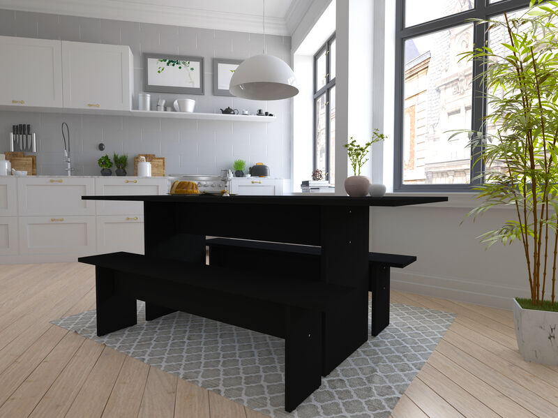 Nomad Black Dining Set image number 0