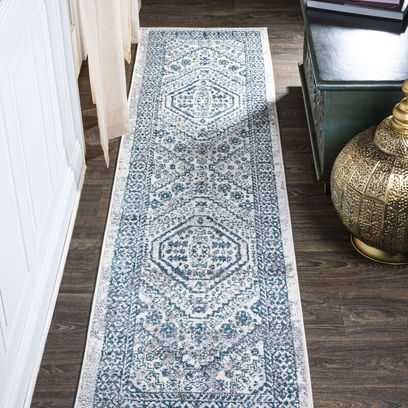 Boho Cottage Medallion Area Rug