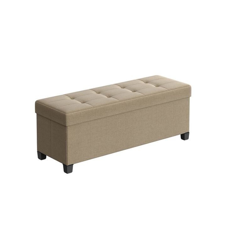 Versatile Storage Ottoman for Living Room, Bedroom, or Entryway