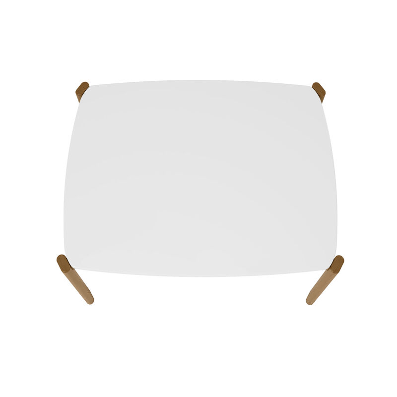 Gales White 47" Dining Table