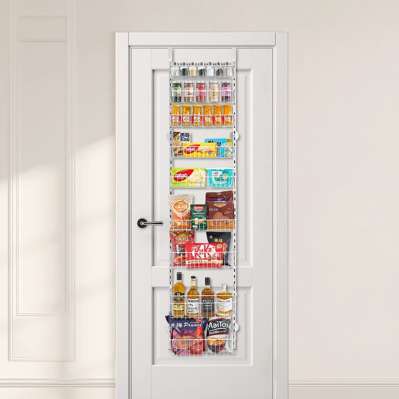 Over the Door Pantry Organizer &ndash; 9-Tier Adjustable Steel Rack for Kitchen Storage image number 7