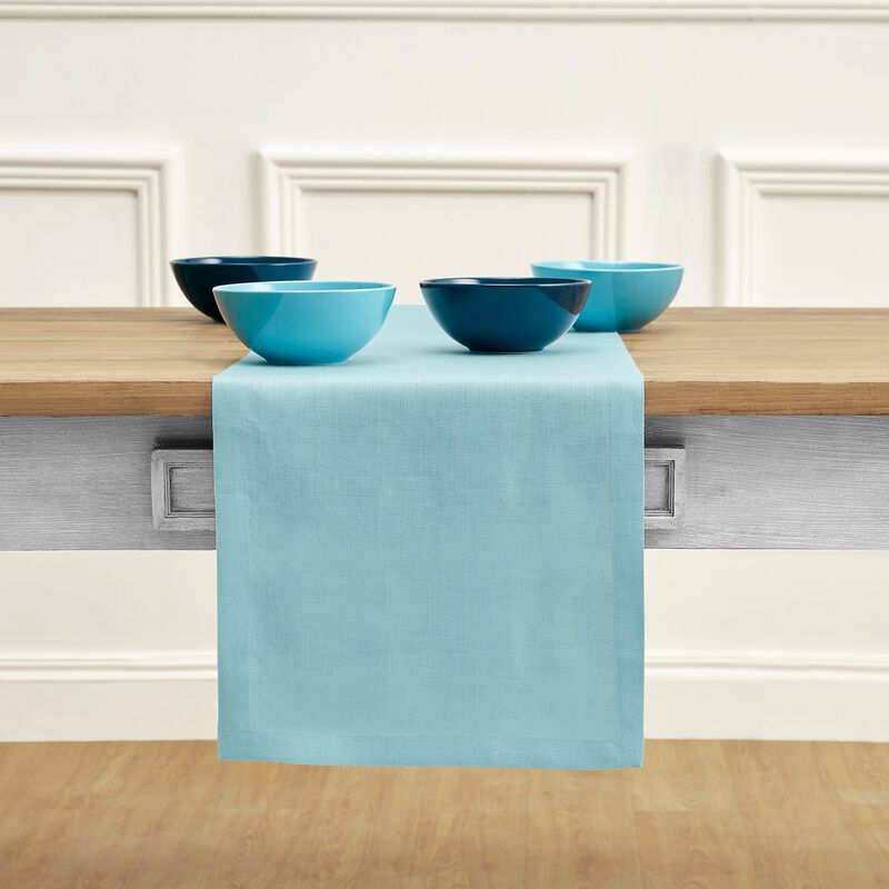 Solino Home 100% Pure Linen Table Runner - Fete