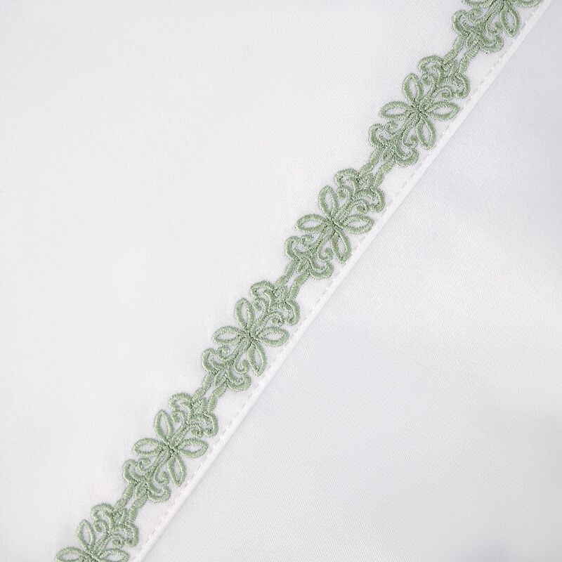 Laurel Green King Sheet Set image number 3