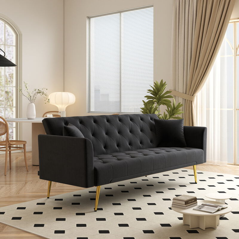 Limpis 72 inch foldable sleeper sofa image number 6