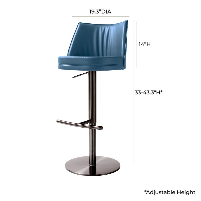 Gala Vegan Leather on Adjustable Stool