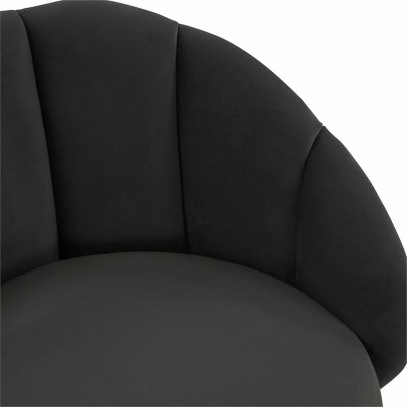 TOV Furniture Myla Black Swivel Bar Stool image number 4