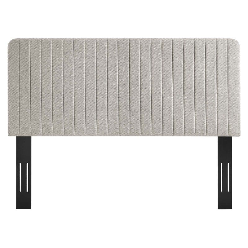 Modway - Milenna Channel Tufted Upholstered Fabric King/California King Headboard image number 4