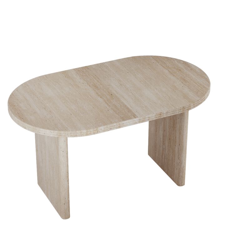 55.12"-70.87"Modern Extendable Dining Table with removable extension leaves,Mid-century modern style home table