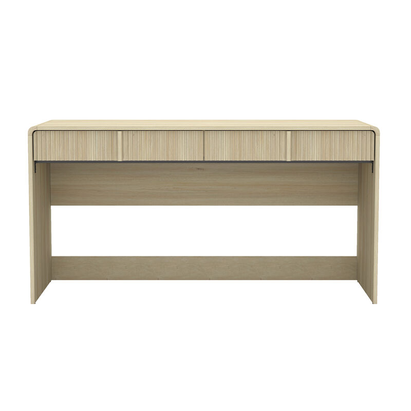 Novara Oak Writing Desk image number 0