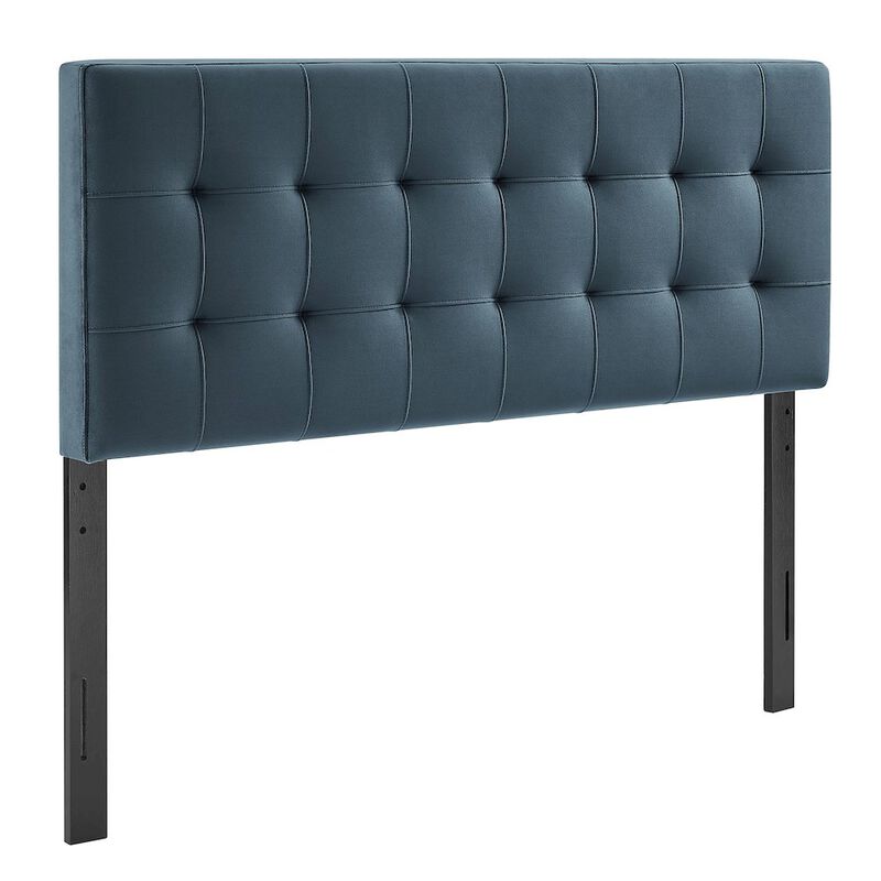 Lily Stain-Resistant Performance Velvet Full Size Headboard image number 0