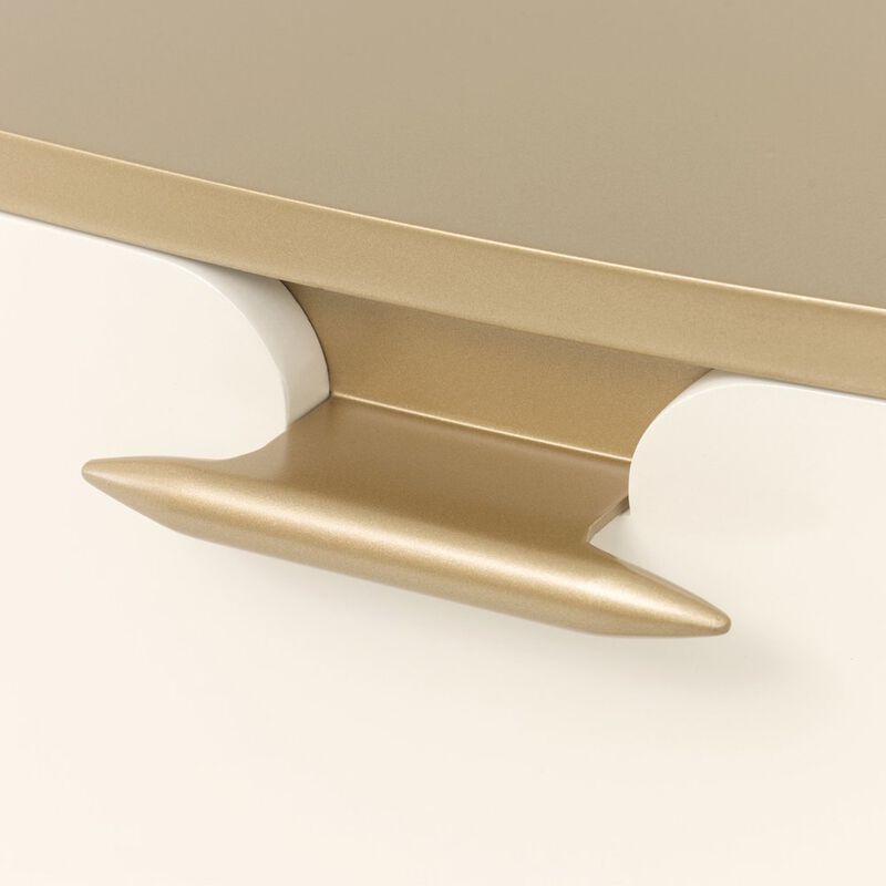 Michael Amini La Terrazza 5-Drawer Chest - Creamy Pearl