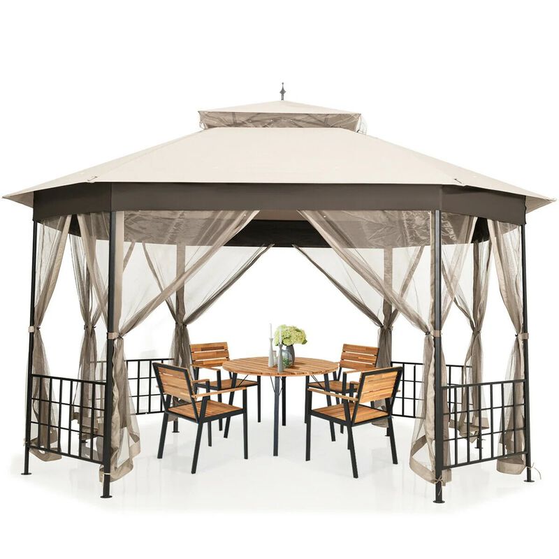 10'x 12' Octagonal Patio Gazebo image number 7