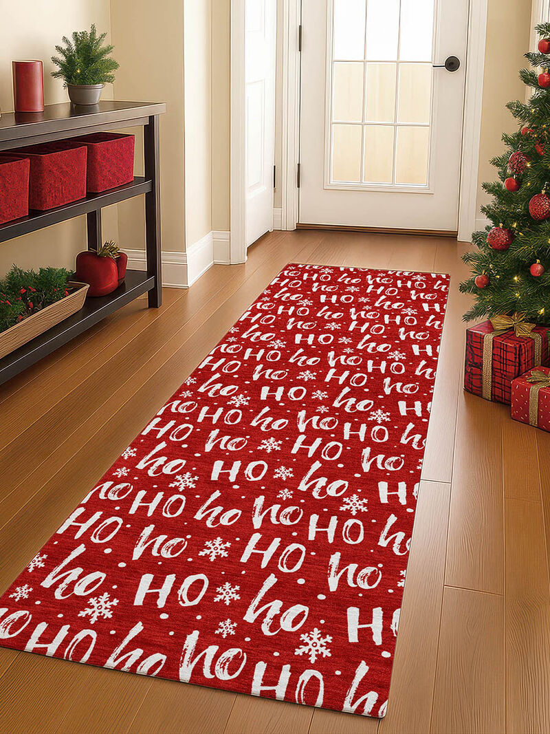 Merry & Bright MY22 Red 2'3" x 7'6" Rug image number 1