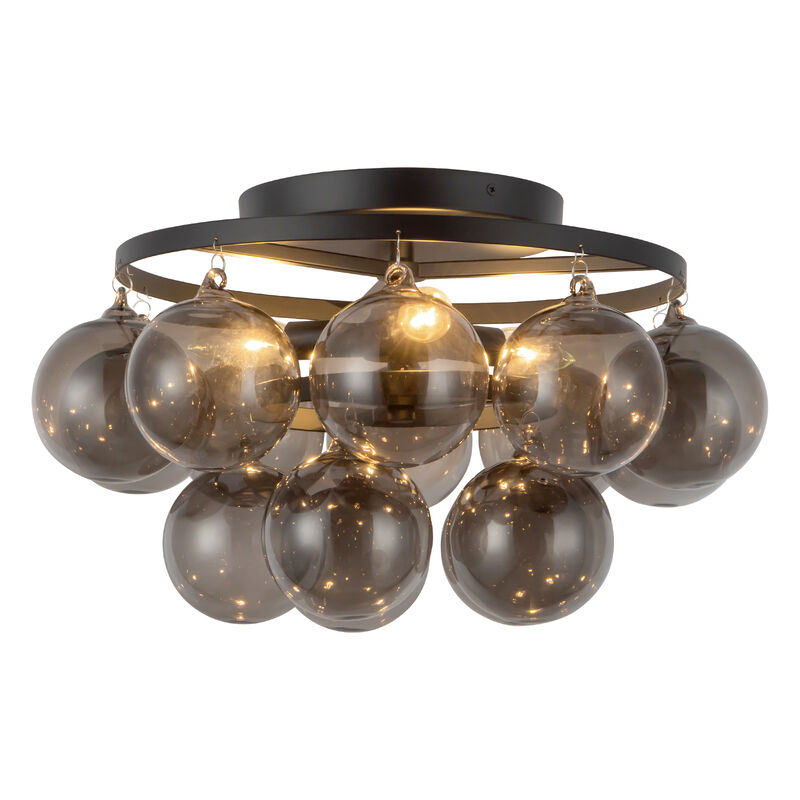 Faye 18 in Semi Flush Mount with Glass image number 2