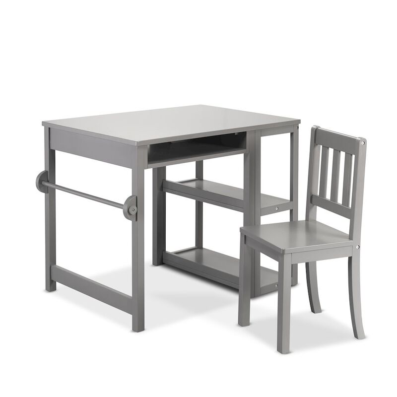 Sorelle Creative Playstation Kids Desk & Chair Set with Storage and Bookshelf image number 0