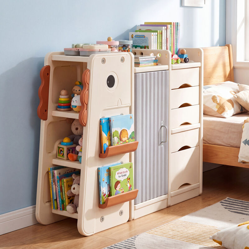 Toy Storage Organizer for Kids with 5 Removable Bins and Shelves image number 4