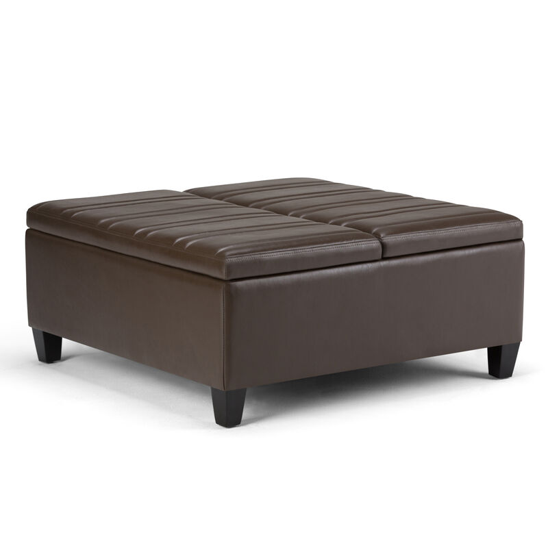 Simpli Home Ellis Coffee Table Storage Ottoman image number 0