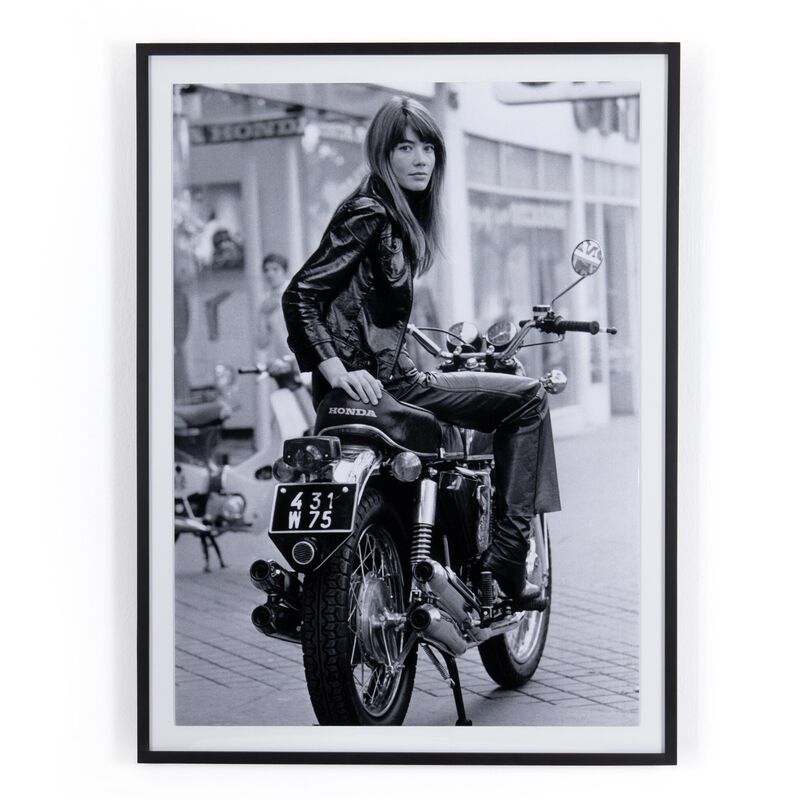 Francoise Hardy On Bike