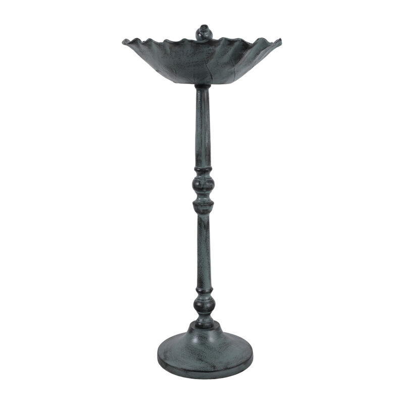 27x13 Bird On Flower Bird Bath image number 3