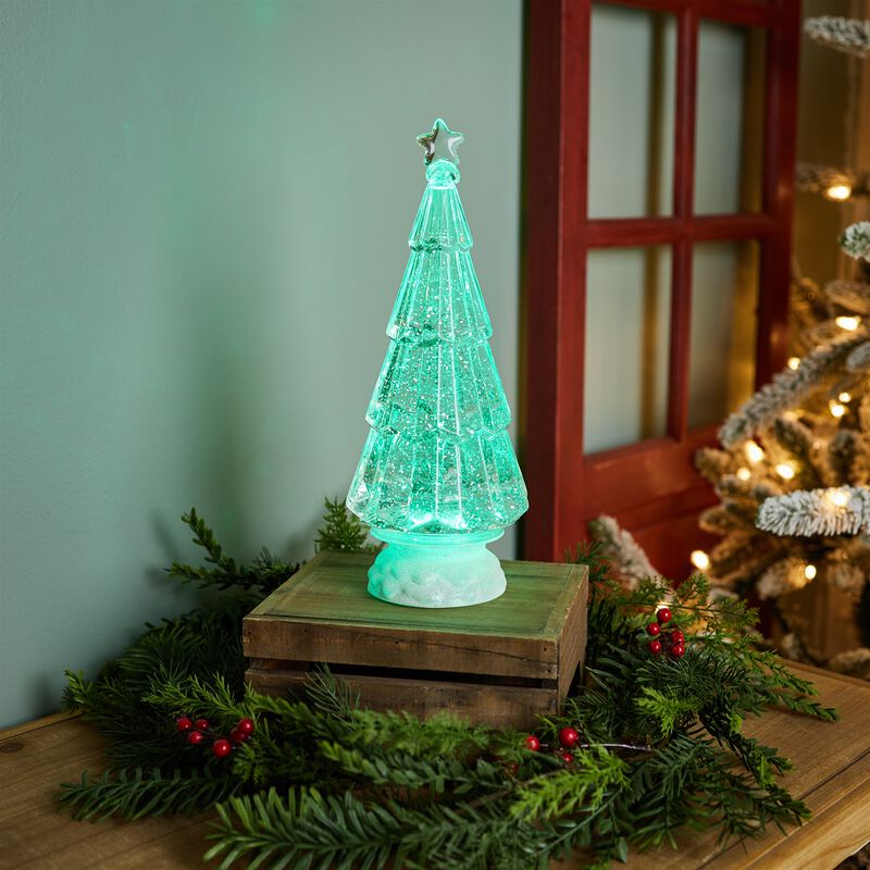 Lighted Christmas Tree with LED – Festive Tabletop Holiday Decor for Home, Office, or Winter Centerpieces
