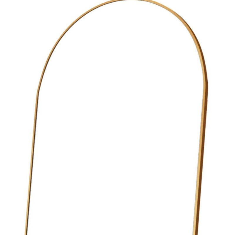 HomeRoots 69" Gold Arch Freestanding Framed Full Length Mirror image number 4
