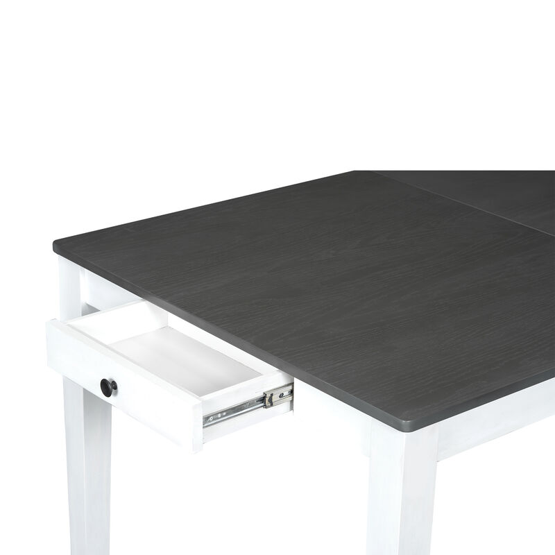 Merax 7-Piece Extendable Dining Table Chairs Dining Set