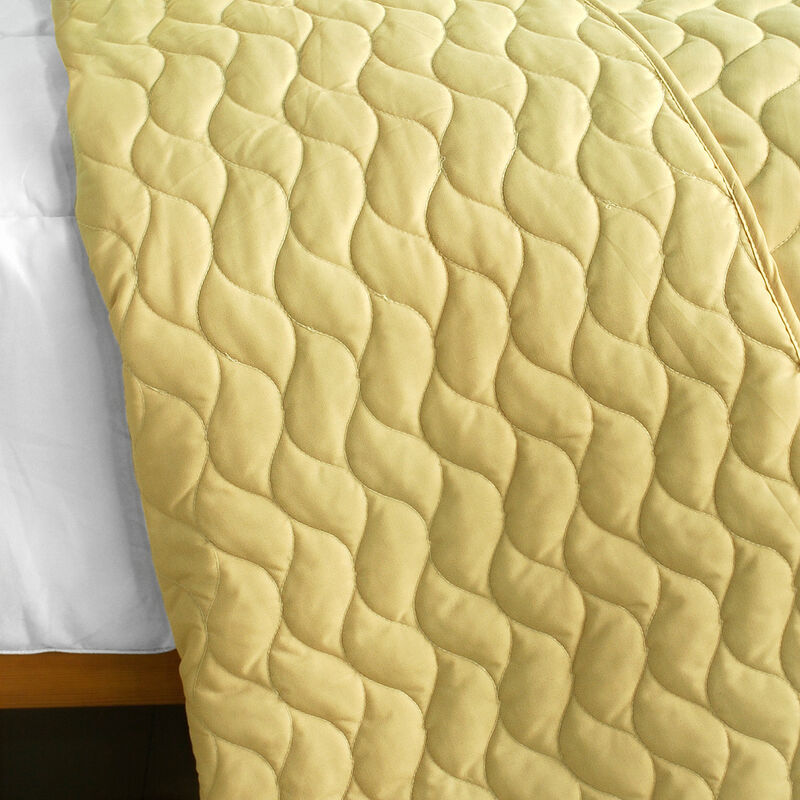 3PC Queen Patchwork Quilt Set Soft Lightweight Decorative Bed Cover Set image number 3