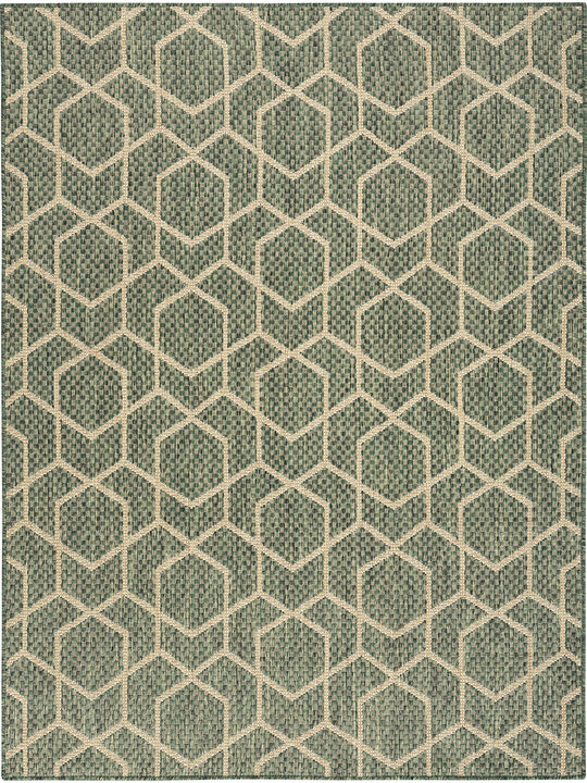 Horizon Indoor/Outdoor HOZ01 Green 4' x 6' Rug