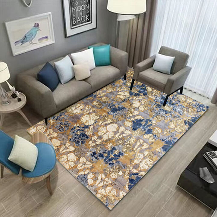 Aria 840420 Gold/Blue 8' x 10' Rug
