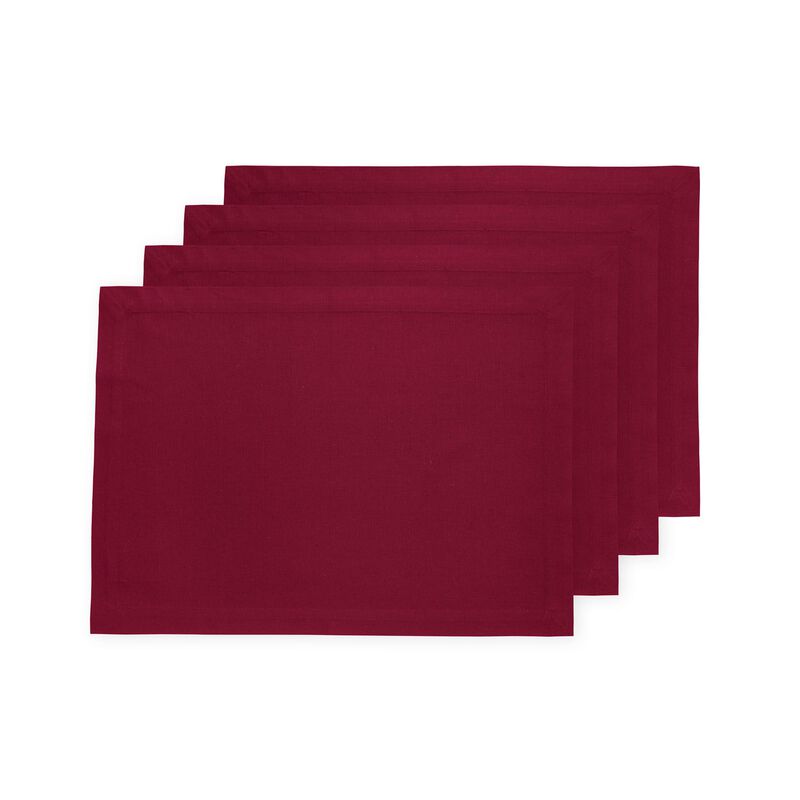 Cotton Linen Placemats - Dru - Cotton Linen Plain (Set of 4) image number 0