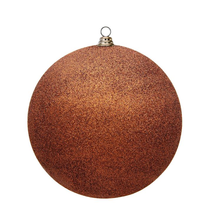 Vickerman Copper Glitter Ball Drilled -