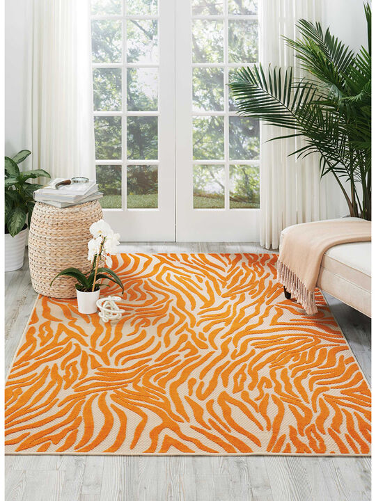 Aloha ALH04 Orange 5'3" x 7'5" Rug