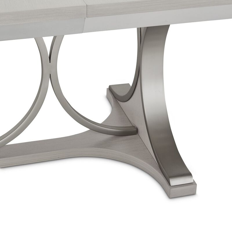 Michael Amini Eclipse Oval Dining Table - Moonlight Gray