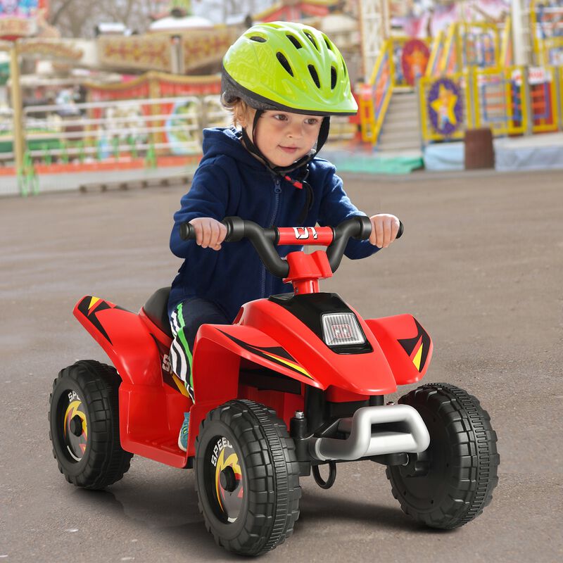 Kids 6V Electric ATV 4 Wheel Ride On Toy for Outdoor Play image number 4