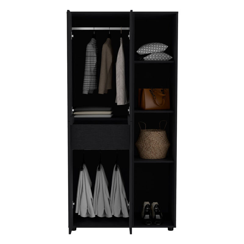 Armoire Boise, Bedroom, Black