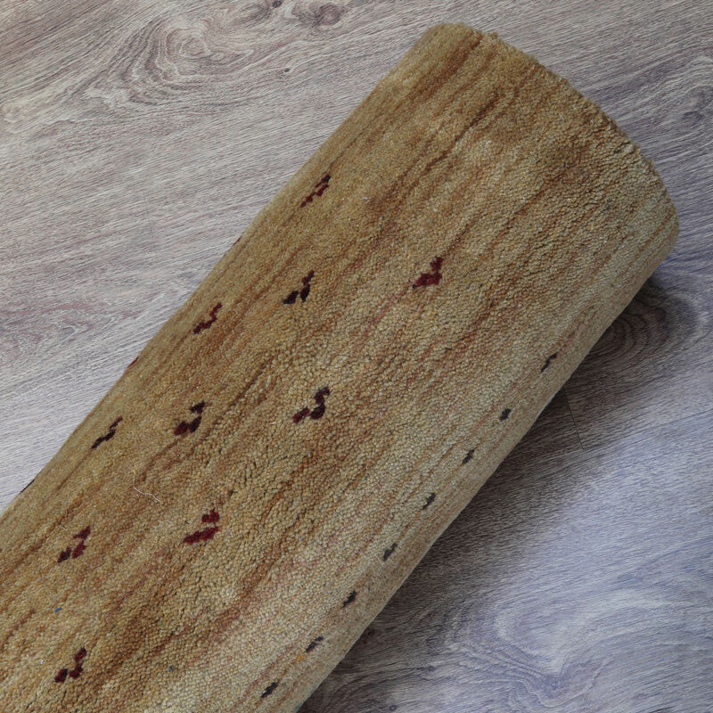 RUGSOTIC CARPETS HAND KNOTTED LOOM WOOL ECO-FRIENDLY AREA RUGS  - High Pile Thick Handmade Anti Skid Area Rugs for Living Room, Bed Room (L00585) image number 5