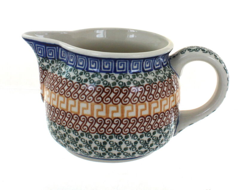 Blue Rose Polish Pottery Georgia Blue Small Pitcher
