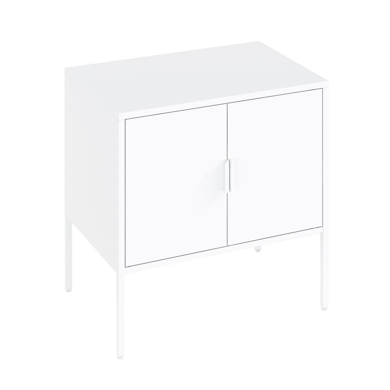 Ava White Accent Cabinet